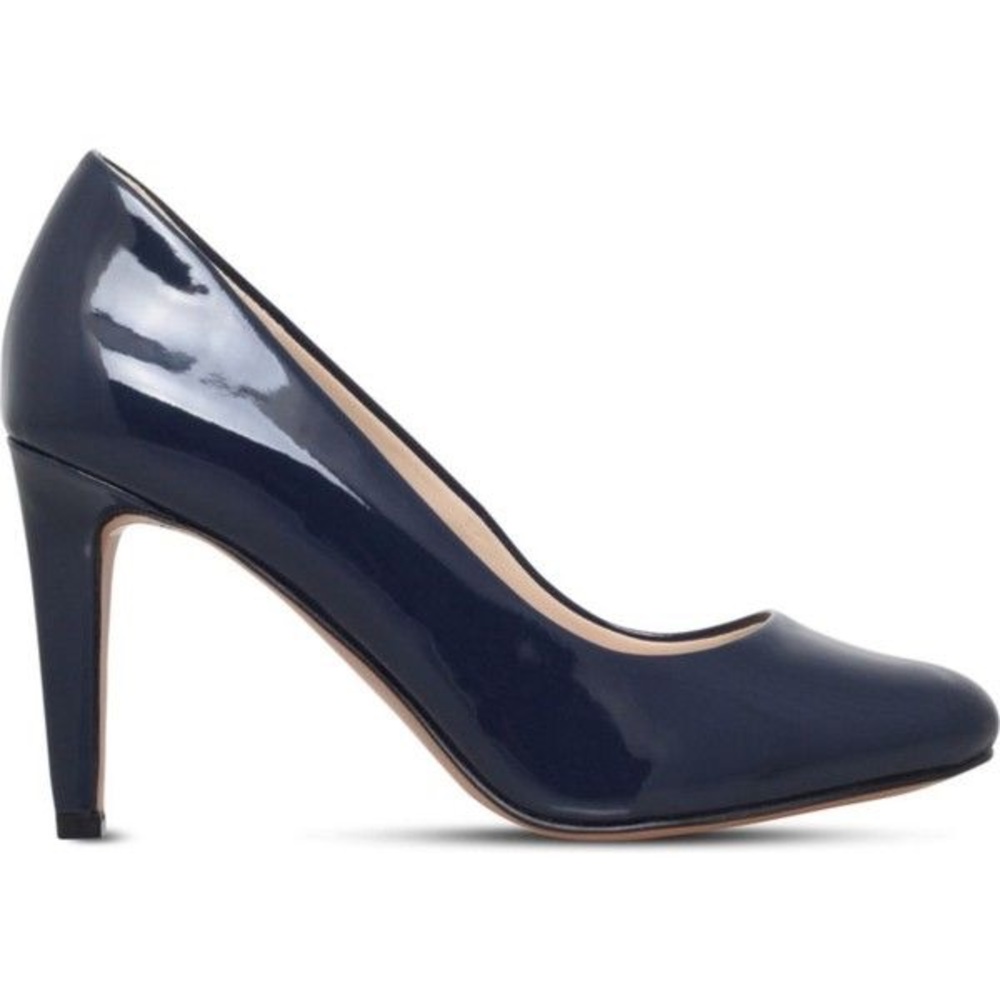 Nine West Navy Patent Pumps